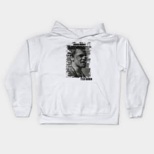 Tyler Durden black and white Kids Hoodie